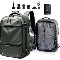 Amazon.co.jp: [HVQ] 60L 真空圧縮リュックサック メンズ向け